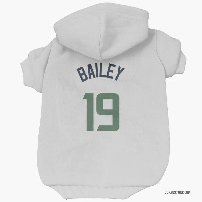 Ace Bailey  White Utah Jazz  Cat & Dog Pet Hoodie