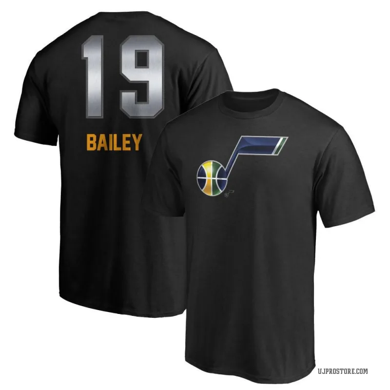 Ace Bailey Youth Black Utah Jazz Midnight Mascot T-Shirt