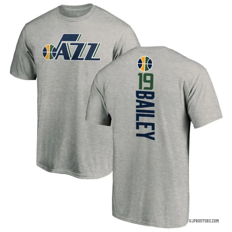 Ace Bailey Youth Utah Jazz Ash Backer T-Shirt
