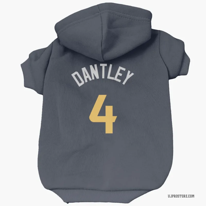 Adrian Dantley  Navy Utah Jazz  Cat & Dog Pet Hoodie