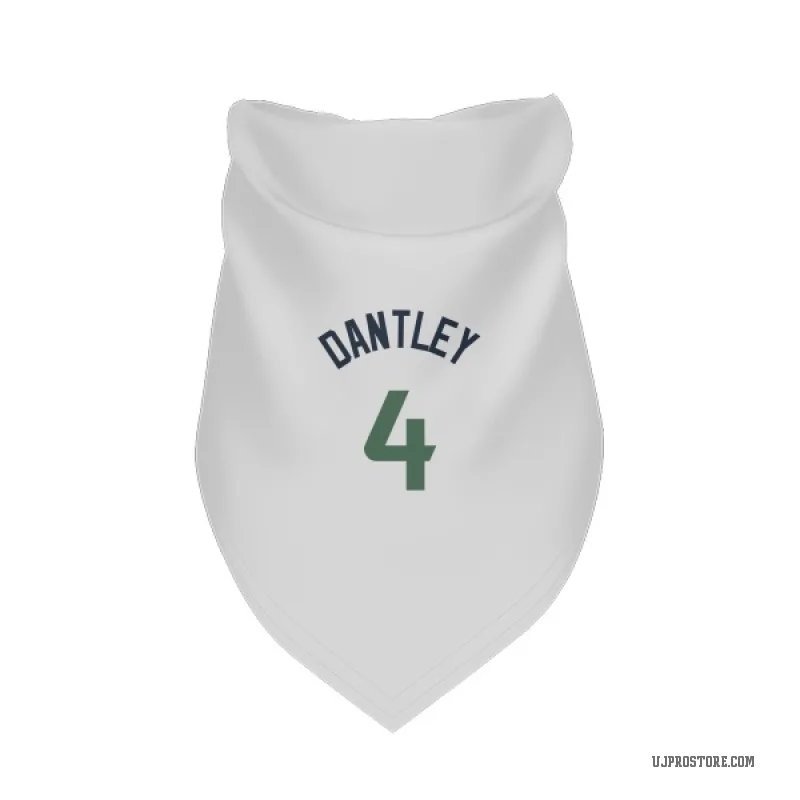 Adrian Dantley  White Utah Jazz  Cat & Dog Pet Bandana
