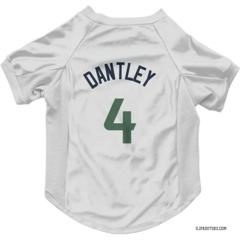Adrian Dantley  White Utah Jazz  Cat & Dog Pet Jersey