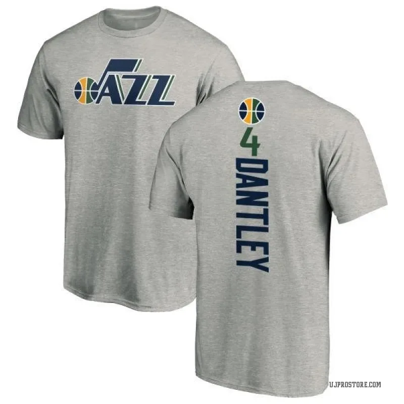 Adrian Dantley Youth Utah Jazz Ash Backer T-Shirt