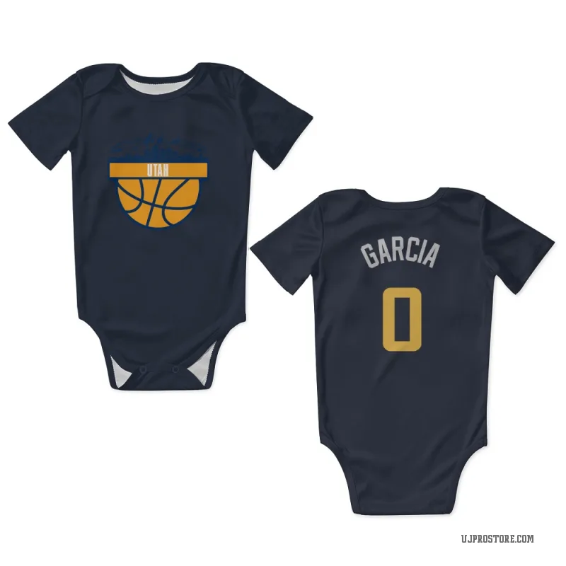 Andersson Garcia  Navy Utah Jazz  Newborn & Infant Bodysuit