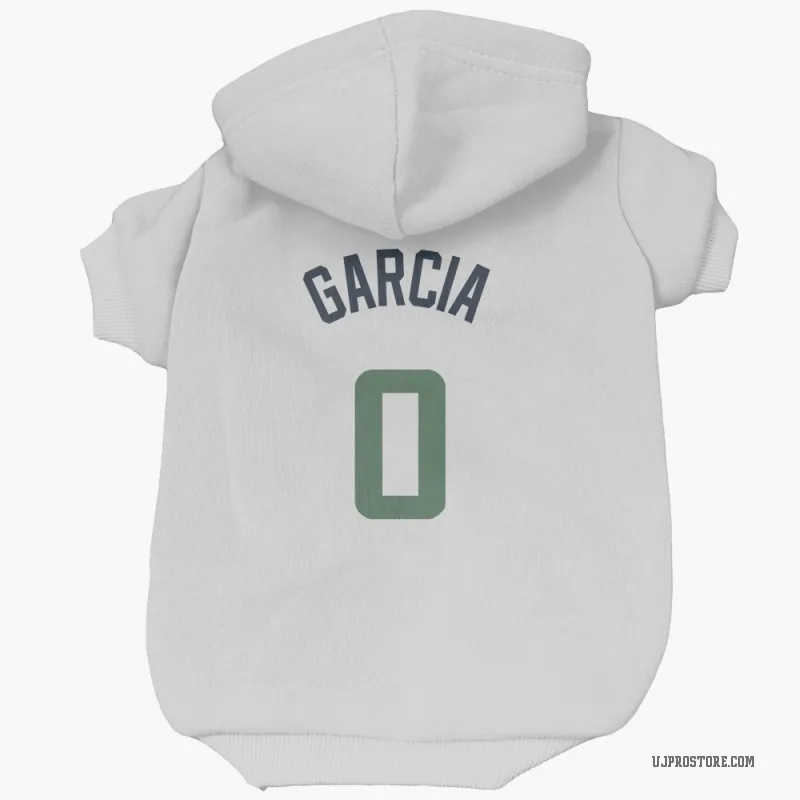 Andersson Garcia  White Utah Jazz  Cat & Dog Pet Hoodie