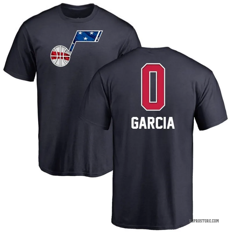 Andersson Garcia Youth Navy Utah Jazz Name and Number Banner Wave T-Shirt