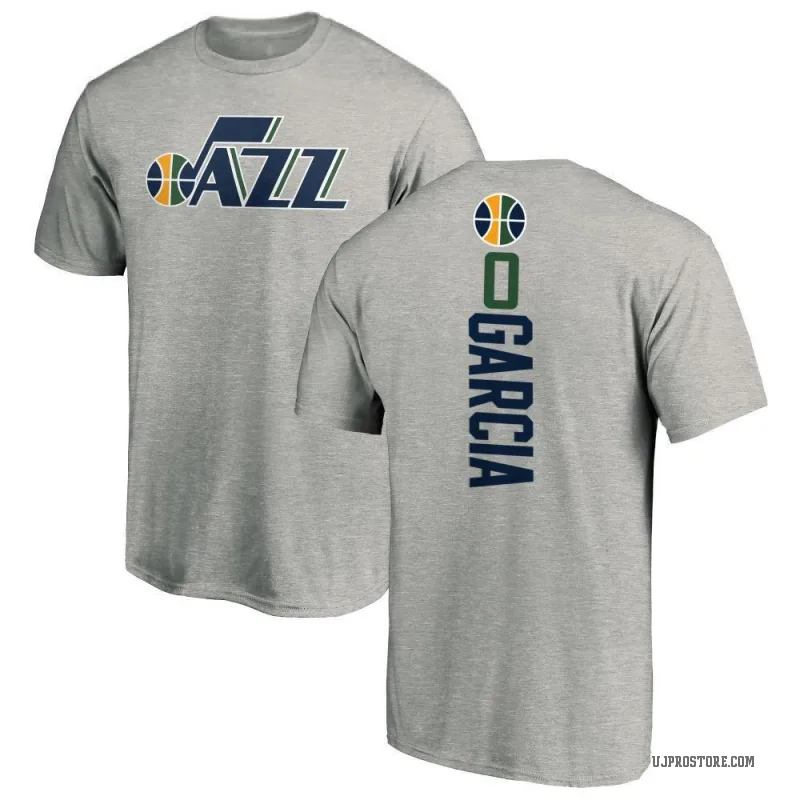 Andersson Garcia Youth Utah Jazz Ash Backer T-Shirt