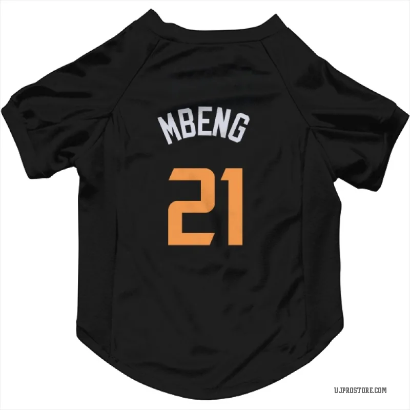 Bez Mbeng  Black Utah Jazz  Cat & Dog Pet Jersey