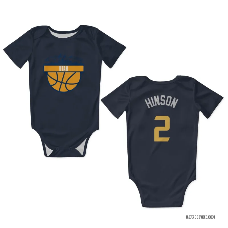 Blake Hinson  Navy Utah Jazz  Newborn & Infant Bodysuit