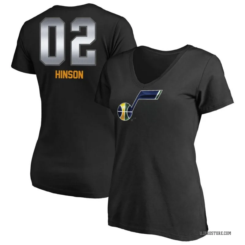 Blake Hinson Women's Black Utah Jazz Midnight Mascot T-Shirt