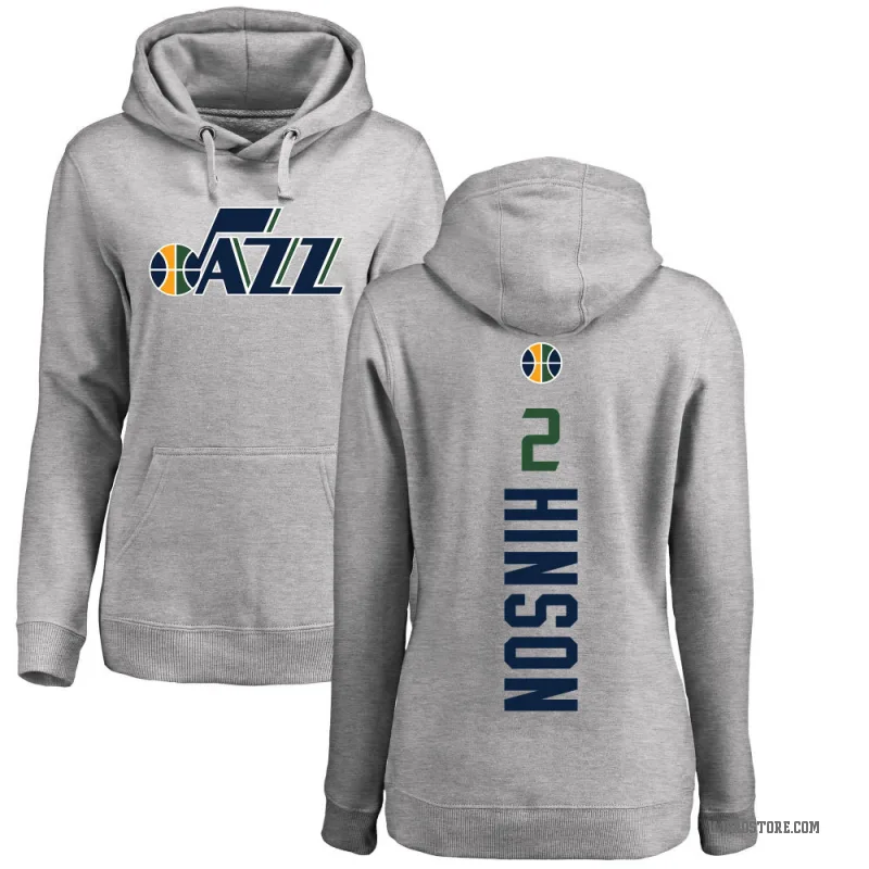 Blake Hinson Women's Utah Jazz Branded Ash Backer Pullover Hoodie