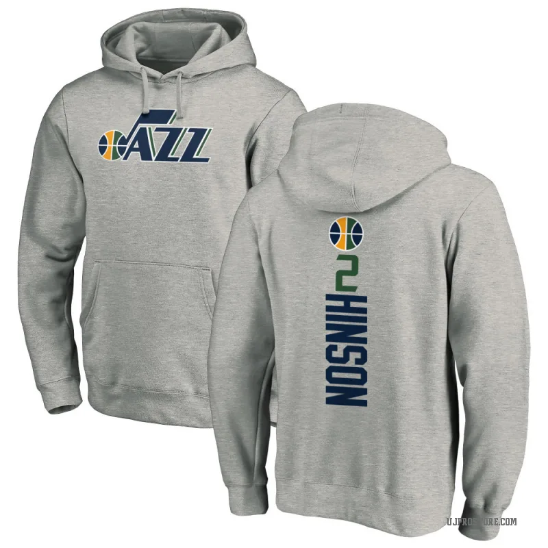 Blake Hinson Youth Utah Jazz Branded Ash Backer Pullover Hoodie