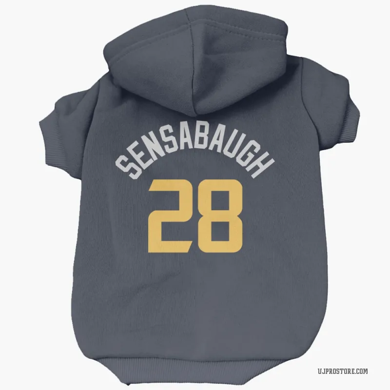 Brice Sensabaugh  Navy Utah Jazz  Cat & Dog Pet Hoodie