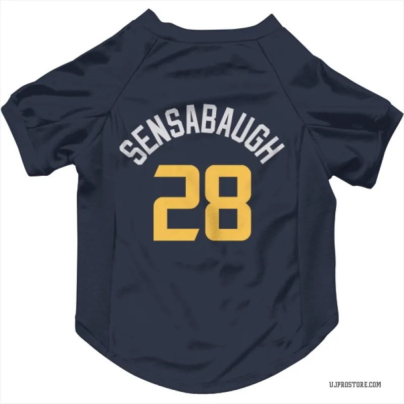 Brice Sensabaugh  Navy Utah Jazz  Cat & Dog Pet Jersey
