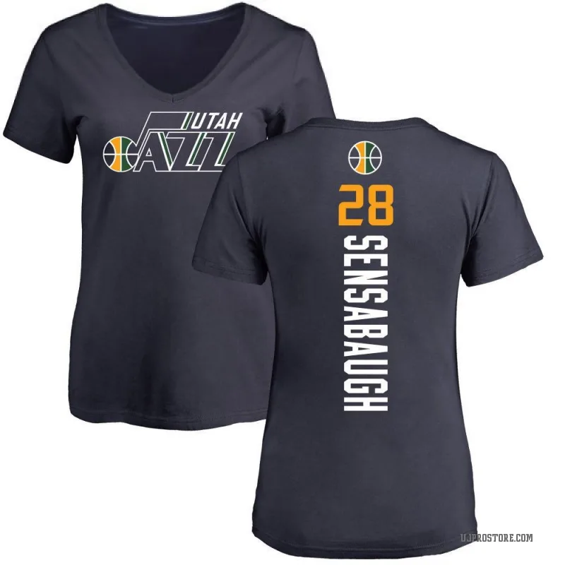 Brice Sensabaugh Women's Navy Utah Jazz Backer T-Shirt