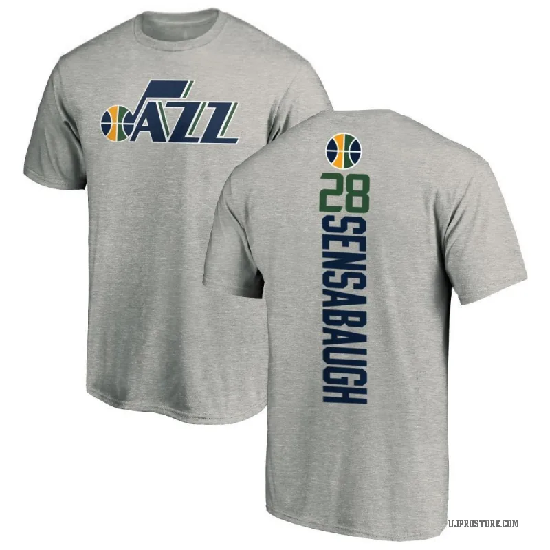 Brice Sensabaugh Youth Utah Jazz Ash Backer T-Shirt