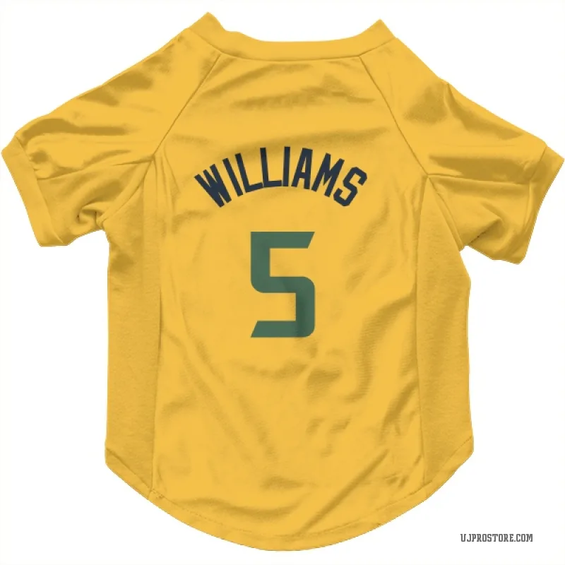 Cody Williams  Gold Utah Jazz  Cat & Dog Pet Jersey