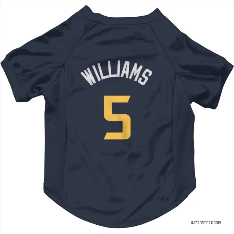 Cody Williams  Navy Utah Jazz  Cat & Dog Pet Jersey