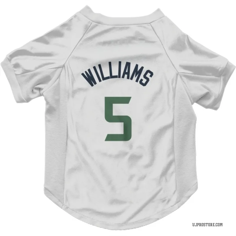 Cody Williams  White Utah Jazz  Cat & Dog Pet Jersey