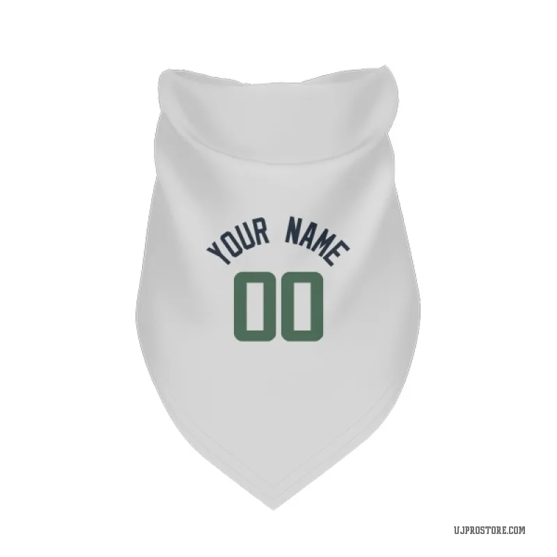Custom  White Utah Jazz   Cat & Dog Pet Bandana