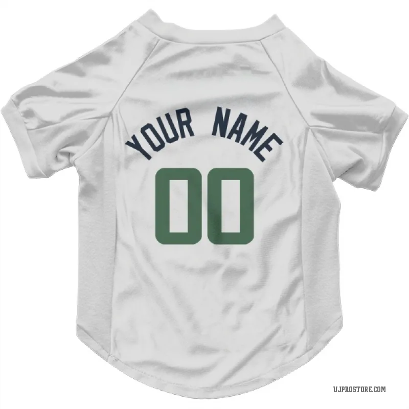 Custom  White Utah Jazz   Cat & Dog Pet Jersey