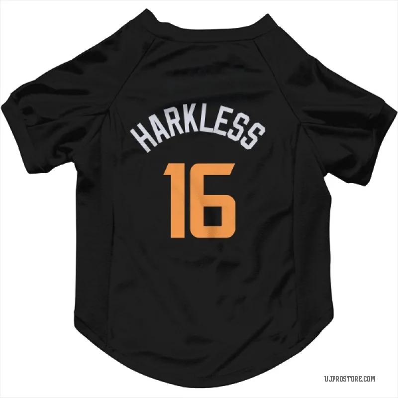 Elijah Harkless  Black Utah Jazz  Cat & Dog Pet Jersey