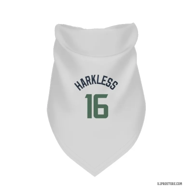 Elijah Harkless  White Utah Jazz  Cat & Dog Pet Bandana