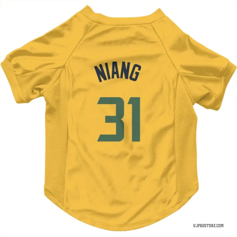 Georges Niang  Gold Utah Jazz  Cat & Dog Pet Jersey