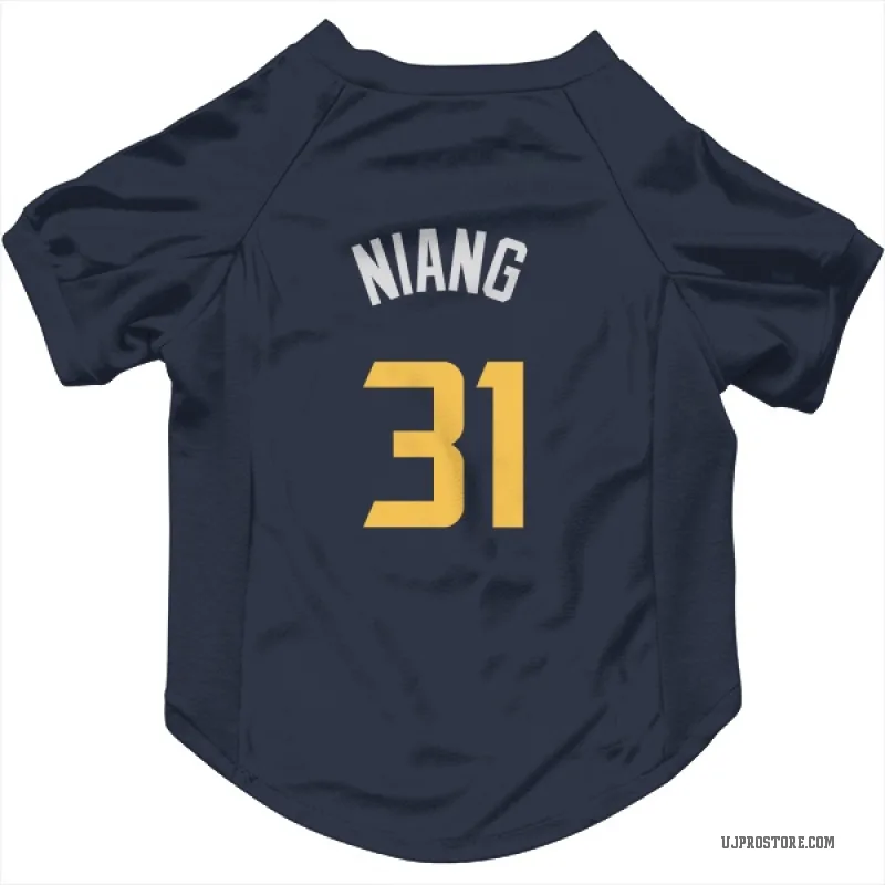 Georges Niang  Navy Utah Jazz  Cat & Dog Pet Jersey