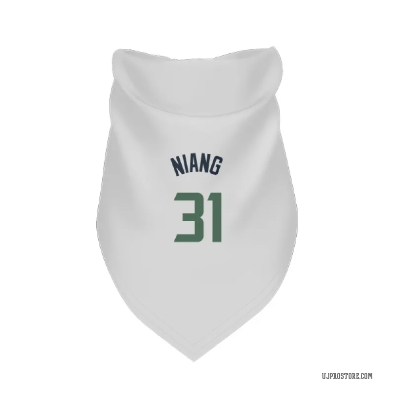 Georges Niang  White Utah Jazz  Cat & Dog Pet Bandana