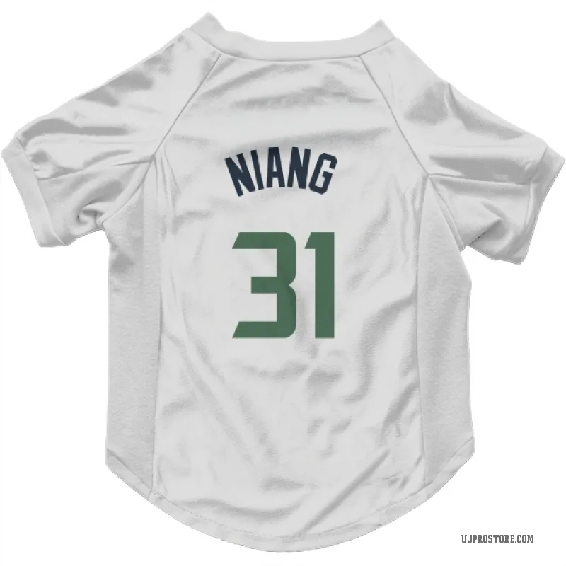 Georges Niang  White Utah Jazz  Cat & Dog Pet Jersey