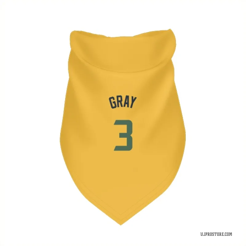 Hayden Gray  Gold Utah Jazz  Cat & Dog Pet Bandana