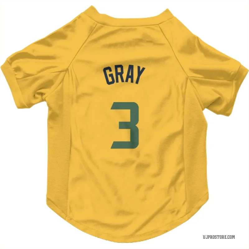 Hayden Gray  Gold Utah Jazz  Cat & Dog Pet Jersey