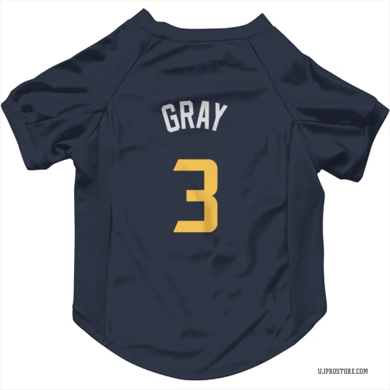 Hayden Gray  Navy Utah Jazz  Cat & Dog Pet Jersey