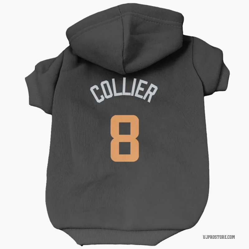 Isaiah Collier  Black Utah Jazz  Cat & Dog Pet Hoodie
