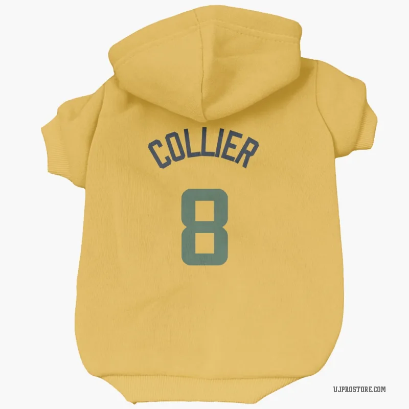 Isaiah Collier  Gold Utah Jazz  Cat & Dog Pet Hoodie