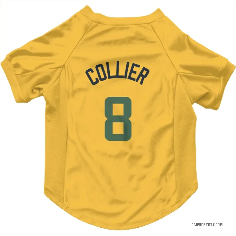 Isaiah Collier  Gold Utah Jazz  Cat & Dog Pet Jersey