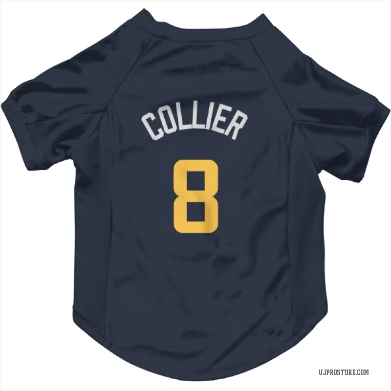 Isaiah Collier  Navy Utah Jazz  Cat & Dog Pet Jersey