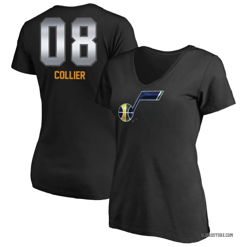 Isaiah Collier Women's Black Utah Jazz Midnight Mascot T-Shirt