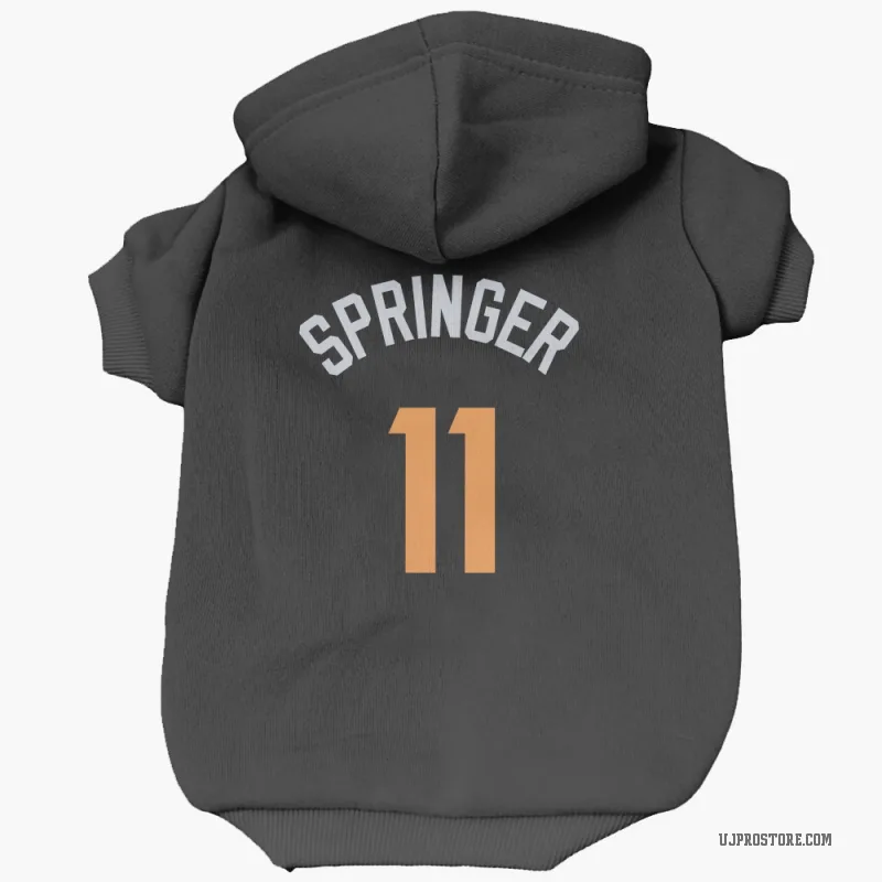Jaden Springer Black Utah Jazz Cat & Dog Pet Hoodie