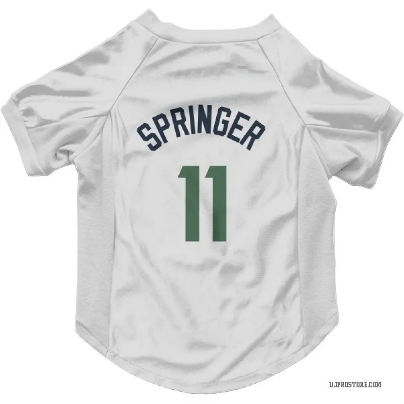 Jaden Springer White Utah Jazz Cat & Dog Pet Jersey