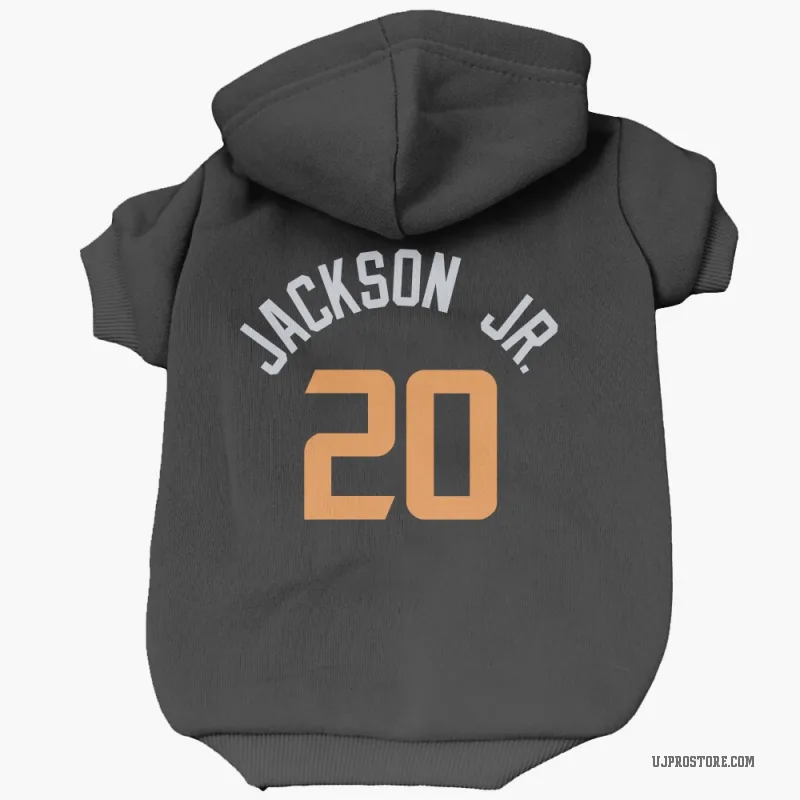 Jaren Jackson Jr.  Black Utah Jazz  Cat & Dog Pet Hoodie