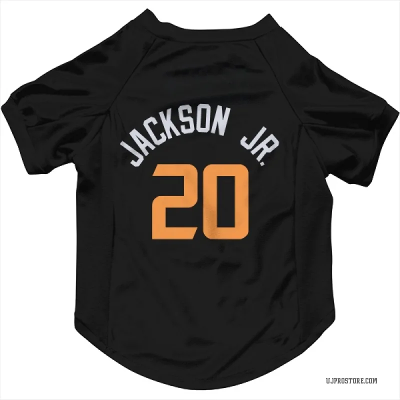 Jaren Jackson Jr.  Black Utah Jazz  Cat & Dog Pet Jersey