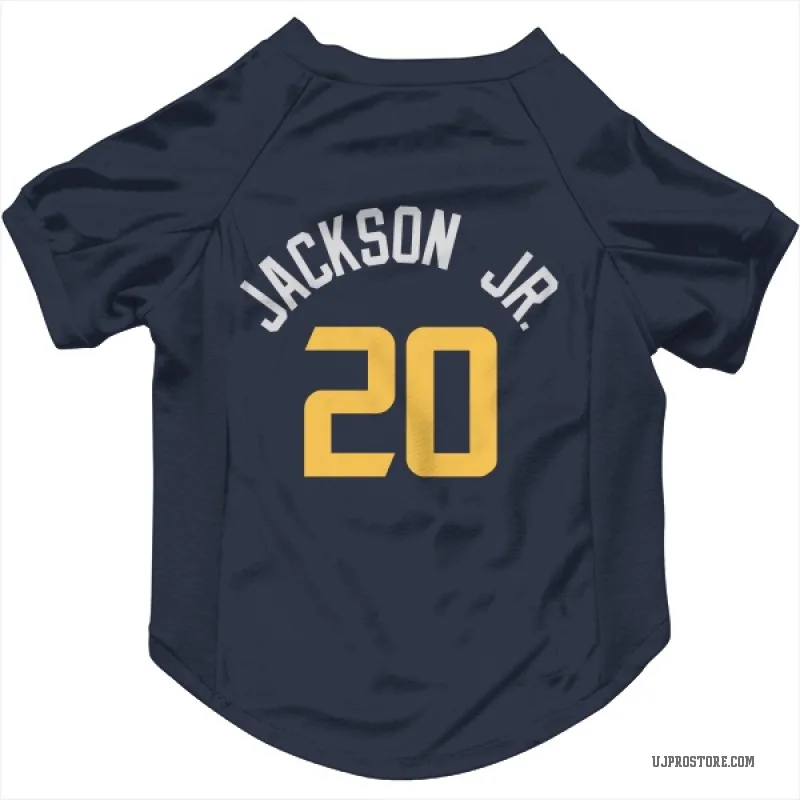 Jaren Jackson Jr.  Navy Utah Jazz  Cat & Dog Pet Jersey