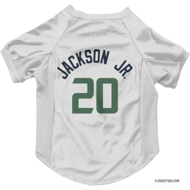 Jaren Jackson Jr.  White Utah Jazz  Cat & Dog Pet Jersey