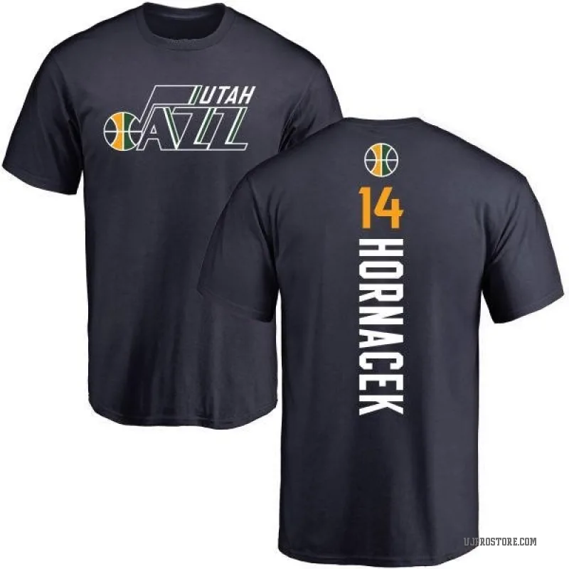 Jeff Hornacek Youth Navy Utah Jazz Backer T-Shirt