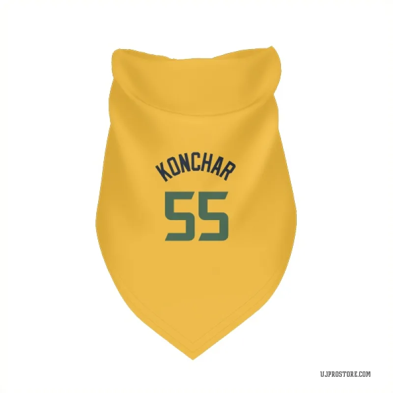 John Konchar  Gold Utah Jazz  Cat & Dog Pet Bandana