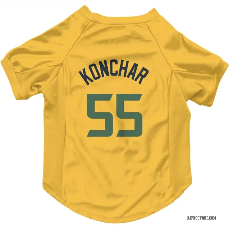John Konchar  Gold Utah Jazz  Cat & Dog Pet Jersey