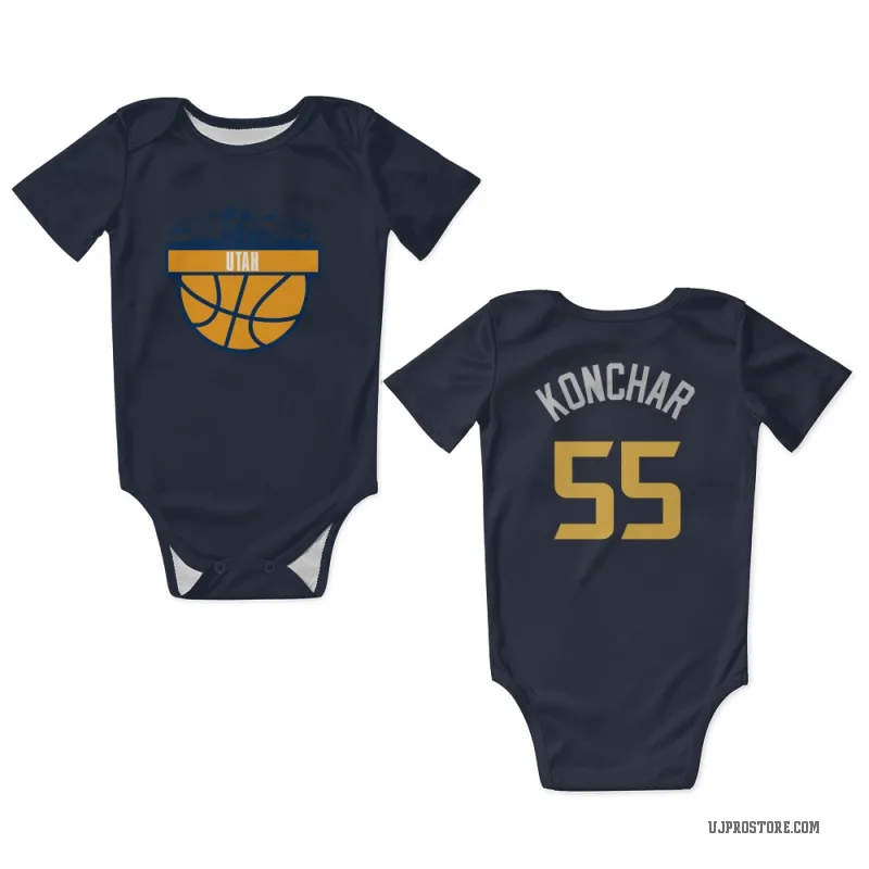 John Konchar  Navy Utah Jazz  Newborn & Infant Bodysuit