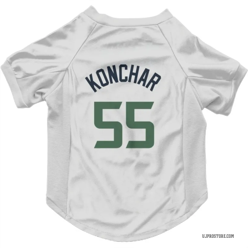 John Konchar  White Utah Jazz  Cat & Dog Pet Jersey